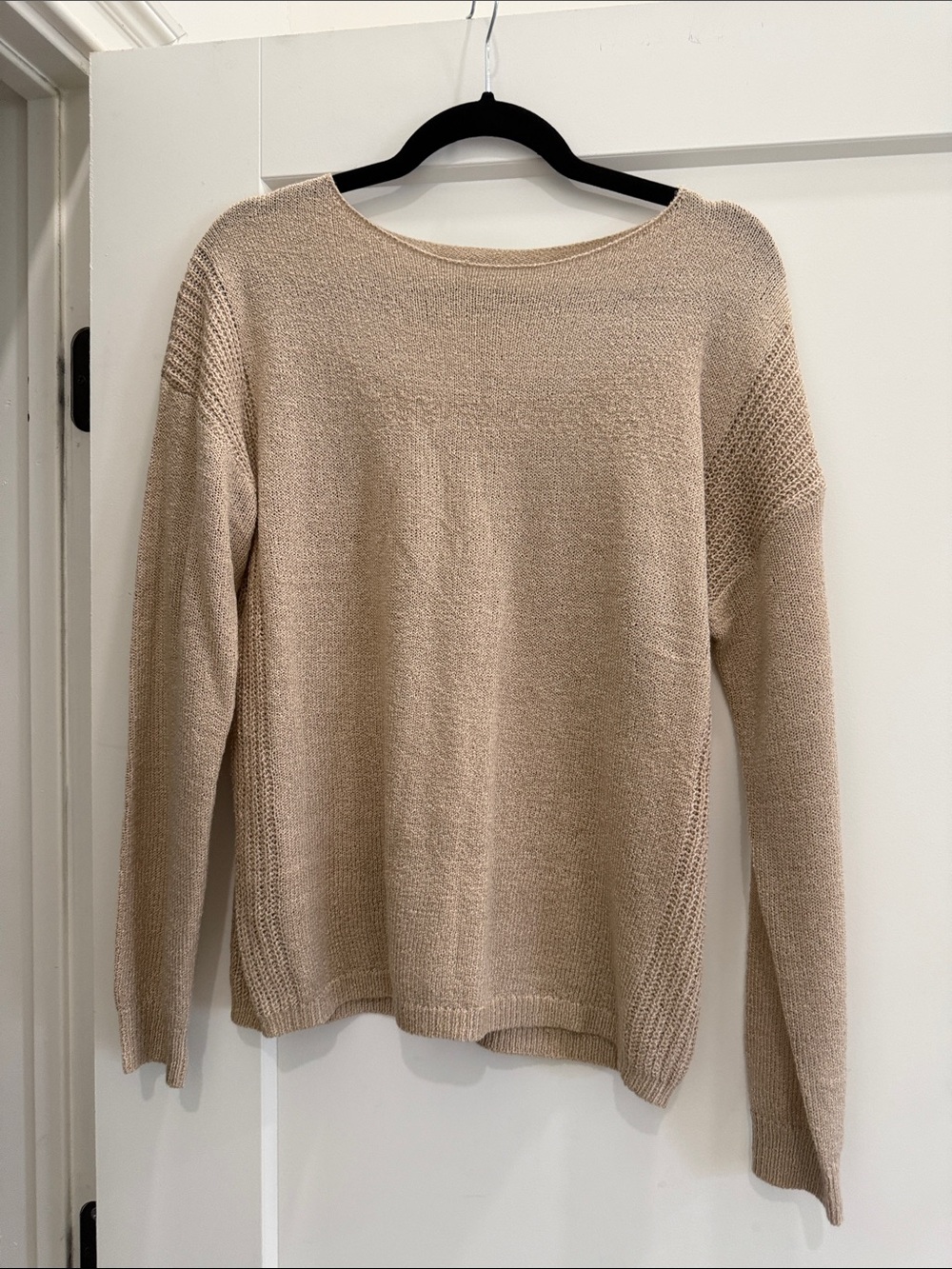 Beige Women's Lightweight Knit Sweater - Brand